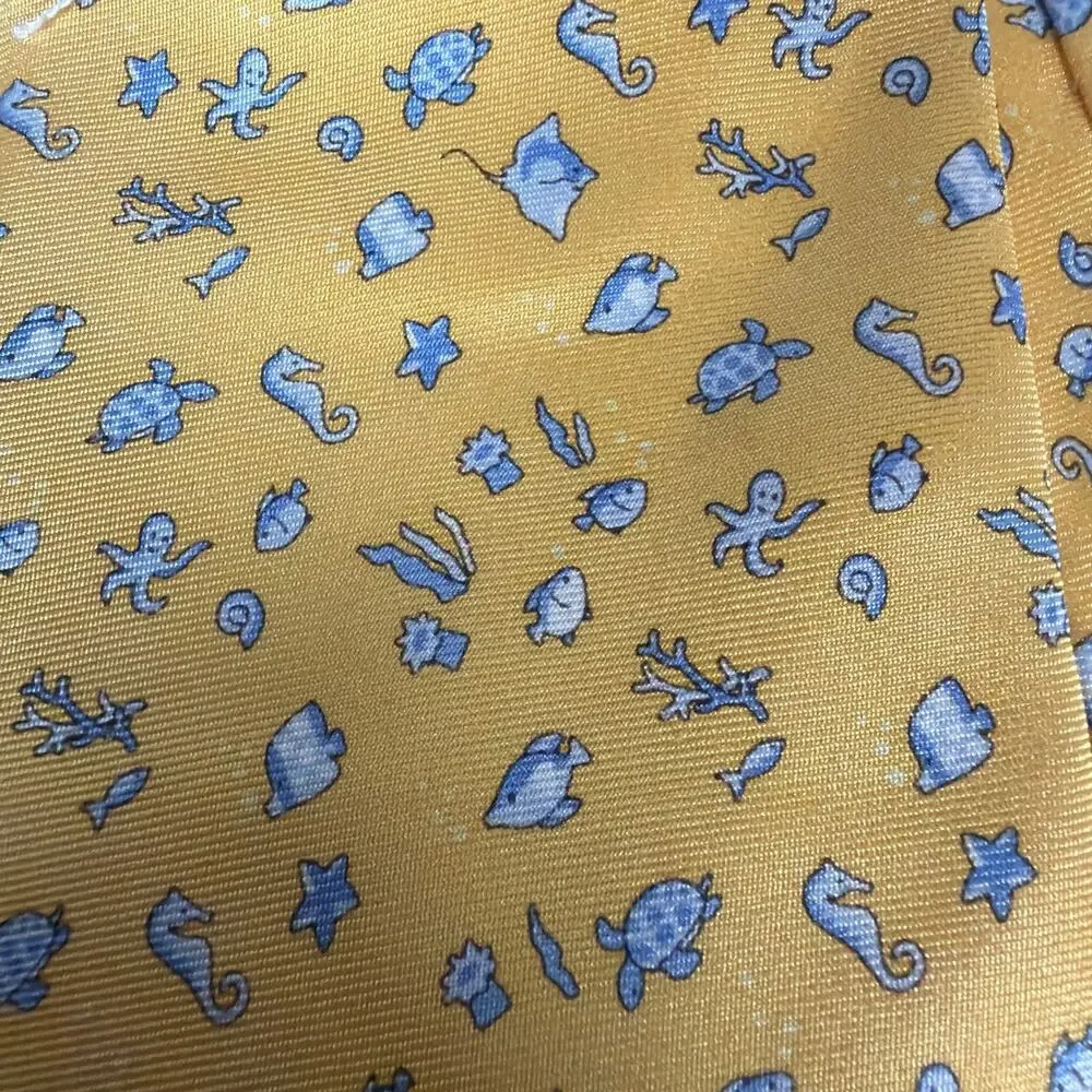 Brooks Brother Yellow Silk Tie 3” 56”